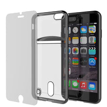 Charger l'image dans la galerie, iPhone 7+ Plus Case, PUNKCASE® LUCID Black Series | Card Slot | SHIELD Screen Protector | Ultra fit (Color in image: Gold)