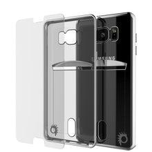 Charger l'image dans la galerie, Galaxy Note 5 Case, PUNKCASE® LUCID Silver Series | Card Slot | SHIELD Screen Protector | Ultra fit (Color in image: Silver)