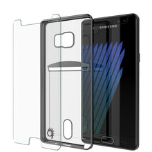 Charger l'image dans la galerie, Galaxy Note 7 Case, PUNKCASE® LUCID Black Series | Card Slot | SHIELD Screen Protector | Ultra fit (Color in image: Balck)
