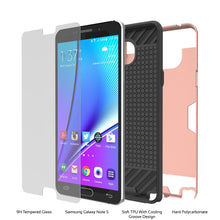 Charger l'image dans la galerie, Galaxy Note 5 Case PunkCase SLOT Rose Series Slim Armor Soft Cover Case w/ Tempered Glass (Color in image: White)