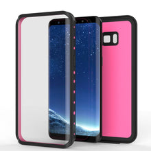 Load image into Gallery viewer, Galaxy S8 Plus Waterproof Case PunkCase StudStar Pink Thin 6.6ft Underwater IP68 Shock/Snow Proof (Color in image: white)