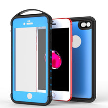 Charger l'image dans la galerie, iPhone 7 Waterproof Case, Punkcase ALPINE Series, Light Blue | Heavy Duty Armor Cover (Color in image: black)