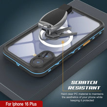 Charger l'image dans la galerie, Coque étanche pour iPhone 16+ Plus, série Punkcase SpikeStar Light-Blue | Slim Fit 2 m sous l'eau IP68