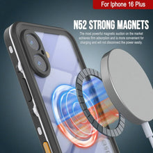 Charger l'image dans la galerie, Coque étanche pour iPhone 16+ Plus, série Punkcase SpikeStar White | Slim Fit 2 m sous l'eau IP68