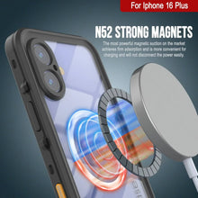 Charger l'image dans la galerie, Coque étanche pour iPhone 16+ Plus, Punkcase SpikeStar Black Series | Slim Fit 2 m sous l'eau IP68