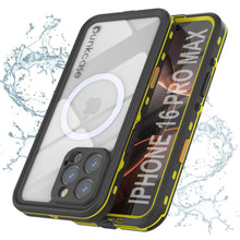 Load image into Gallery viewer, Coque étanche pour iPhone 16 Pro Max, série Punkcase SpikeStar Yellow | Slim Fit 2 m sous l'eau IP68
