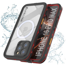 Load image into Gallery viewer, Coque étanche pour iPhone 16 Pro Max, série Punkcase SpikeStar Red | Mince, 2 m sous l'eau IP68