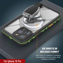 Charger l'image dans la galerie, Coque étanche pour iPhone 16 Pro, série Punkcase SpikeStar Light-Green | Slim Fit 2 m sous l'eau IP68