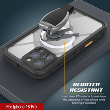 Charger l'image dans la galerie, Coque étanche pour iPhone 16 Pro, Punkcase SpikeStar Black Series | Slim Fit 2 m sous l'eau IP68
