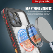 Charger l'image dans la galerie, Coque étanche pour iPhone 16 Pro, série Punkcase SpikeStar Red | Slim Fit 2 m sous l'eau IP68