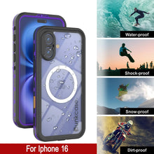 Charger l'image dans la galerie, Coque étanche pour iPhone 16, série Punkcase SpikeStar Purple | Slim Fit 2 m sous l'eau IP68