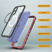 Charger l'image dans la galerie, Coque étanche pour iPhone 16, série Punkcase SpikeStar Pink | Slim Fit 2 m sous l'eau IP68