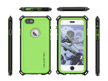 Load image into Gallery viewer, iPhone 6S/6 Waterproof Case, Ghostek® Nautical Green Series| Underwater | Aluminum Frame | Ultra Fit (Color in image: Black)