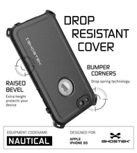 Load image into Gallery viewer, iPhone 6S/6 Waterproof Case, Ghostek® Nautical Black Series| Underwater | Aluminum Frame | Ultra Fit (Color in image: Green)