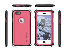Load image into Gallery viewer, iPhone 6S/6 Waterproof Case, Ghostek® Nautical Pink Series| Underwater | Aluminum Frame | Ultra Fit (Color in image: Black)