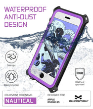 Load image into Gallery viewer, iPhone 6S/6 Waterproof Case, Ghostek® Nautical Purple Series| Underwater | Aluminum Frame (Color in image: Green)