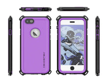 Load image into Gallery viewer, iPhone 6S/6 Waterproof Case, Ghostek® Nautical Purple Series| Underwater | Aluminum Frame (Color in image: Black)