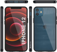 Charger l'image dans la galerie, iPhone 12 Case Punkcase® LUCID 2.0 Crystal Black Series w/ PUNK SHIELD Screen Protector | Ultra Fit (Color in image: teal)