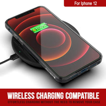 Charger l'image dans la galerie, iPhone 12 Case Punkcase® LUCID 2.0 Crystal Black Series w/ PUNK SHIELD Screen Protector | Ultra Fit (Color in image: light blue)