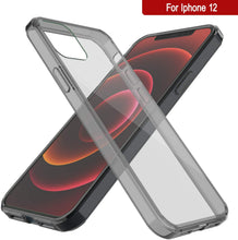 Charger l'image dans la galerie, iPhone 12 Case Punkcase® LUCID 2.0 Crystal Black Series w/ PUNK SHIELD Screen Protector | Ultra Fit (Color in image: clear)