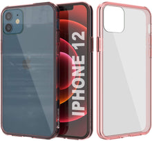 Charger l'image dans la galerie, iPhone 12 Case Punkcase® LUCID 2.0 Crystal Pink Series w/ PUNK SHIELD Screen Protector | Ultra Fit (Color in image: crystal pink)