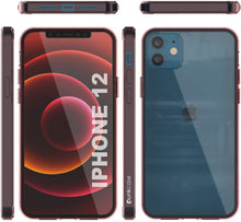 Charger l'image dans la galerie, iPhone 12 Case Punkcase® LUCID 2.0 Crystal Pink Series w/ PUNK SHIELD Screen Protector | Ultra Fit (Color in image: light blue)