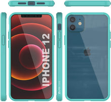 Charger l'image dans la galerie, iPhone 12 Case Punkcase® LUCID 2.0 Teal Series w/ PUNK SHIELD Screen Protector | Ultra Fit (Color in image: light blue)