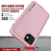 Charger l'image dans la galerie, ANTI-SHOCK SYSTEM 43 HEAVYDUTY DESIGN TO PROTECT hey AGAINST DROPS Meters Drop height 36 Preecton y For Iphone 12 Mini (Color in image: Black)
