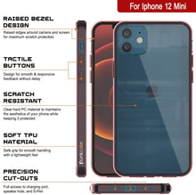 Charger l'image dans la galerie, iPhone 12 Mini Case Punkcase® LUCID 2.0 Crystal Pink Series w/ PUNK SHIELD Screen Protector | Ultra Fit (Color in image: black)