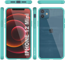 Charger l'image dans la galerie, iPhone 12 Mini Case Punkcase® LUCID 2.0 Teal Series w/ PUNK SHIELD Screen Protector | Ultra Fit (Color in image: light blue)