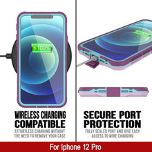Charger l'image dans la galerie, WIRELESS CHARGING COMPATIBLE EFFORTLESS CHARGING WITHOUT THE NEED TO REMOVE YOUR CASE SECURE PORT PROTECTION FULLY SEALED PORT AND GIVE EASY ACCESS TO WIRE CHARGING For Iphone 12 Pro