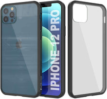 Charger l'image dans la galerie, iPhone 12 Pro Case Punkcase® LUCID 2.0 Black Series w/ PUNK SHIELD Screen Protector | Ultra Fit (Color in image: black)
