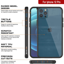Charger l'image dans la galerie, iPhone 12 Pro Case Punkcase® LUCID 2.0 Black Series w/ PUNK SHIELD Screen Protector | Ultra Fit (Color in image: white)