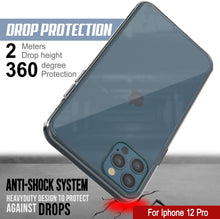 Charger l'image dans la galerie, iPhone 12 Pro Case Punkcase® LUCID 2.0 Clear Series Series w/ SHIELD Screen Protector | Ultra Fit (Color in image: light blue)