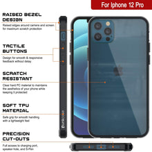 Charger l'image dans la galerie, iPhone 13 Pro Case Punkcase® LUCID 2.0 Crystal Black Series w/ SHIELD Screen Protector | Ultra Fit (Color in image: black)