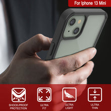 Load image into Gallery viewer, Coque iPhone 13 Mini Punkcase® LUCID 2.0 Série Noire avec protecteur d'écran PUNK SHIELD | Ultra ajustée