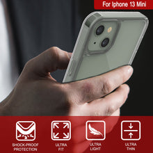 Load image into Gallery viewer, Coque iPhone 13 Mini Punkcase® LUCID 2.0 de la série Clear avec protecteur d'écran PUNK SHIELD | Ajustement ultra