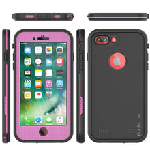 Charger l'image dans la galerie, iPhone 8+ Plus Waterproof Case, Punkcase SpikeStar Pink Series | Thin Fit 6.6ft Underwater IP68 (Color in image: teal)