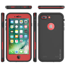 Charger l'image dans la galerie, iPhone 8+ Plus Waterproof Case, Punkcase SpikeStar Red Series | Thin Fit 6.6ft Underwater IP68 (Color in image: teal)