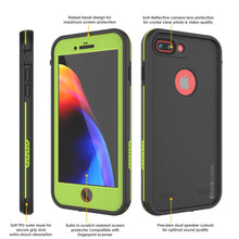 Charger l'image dans la galerie, iPhone 8+ Plus Waterproof Case, Punkcase SpikeStar Light-Green Series | Thin Fit 6.6ft Underwater IP68 (Color in image: light blue)