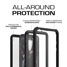 Load image into Gallery viewer, iPhone Xr Case ,Ghostek Nautical Series for iPhone Xr Rugged Heavy Duty Case | BLACK