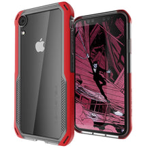 Load image into Gallery viewer, iPhone Xr Case, Ghostek Cloak 4 Series for iPhone Xr / iPhone Pro Case | RED-CLEAR (Color in image: Blue-Gold)
