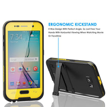 Load image into Gallery viewer, Galaxy S6 Waterproof Case Punkcase SpikeStar Yellow Water/Shock/Dirt/Snow Proof | Lifetime Warranty (Color in image: pink)
