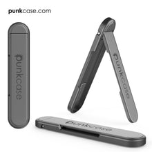 Load image into Gallery viewer, PUNKCASE FlickStick Universal Cell Phone Kickstand for all Mobile Phones & Cases with Flat Backs, One Finger Operation (Charcoal) (Color in image: White)