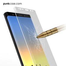 Load image into Gallery viewer, Galaxy Note 10 Black Punkcase Glass SHIELD Tempered Glass Screen Protector 0.33mm Thick 9H Glass