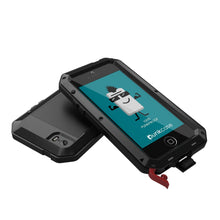 Charger l'image dans la galerie, iPhone SE/5/5s Case, Punkcase® METALLIC Series BLACK w/ TEMPERED GLASS | Aluminum Frame (Color in image: White)