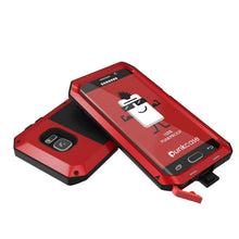 Charger l'image dans la galerie, Galaxy S7 EDGE Case, PUNKcase Metallic Red Shockproof Slim Metal Armor Case (Color in image: white)