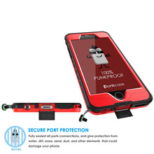Load image into Gallery viewer, iPhone 6s/6 Waterproof Case, PunkCase StudStar Red w/ Attached Screen Protector | Lifetime Warranty (Color in image: pink)