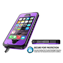 Load image into Gallery viewer, iPhone 5S/5 Waterproof Case, PunkCase StudStar Purple Case Water/Shock/Dirt Proof | Lifetime Warranty (Color in image: pink)
