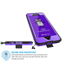 Load image into Gallery viewer, iPhone 6s/6 Waterproof Case, PunkCase StudStar Purple w/ Attached Screen Protector | Lifetime Warranty (Color in image: white)